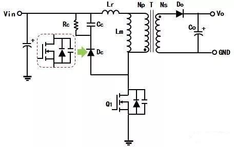 電源適配器|高功率快充及PD電源適配器電源結(jié)構(gòu)：有源箝位反激變換器